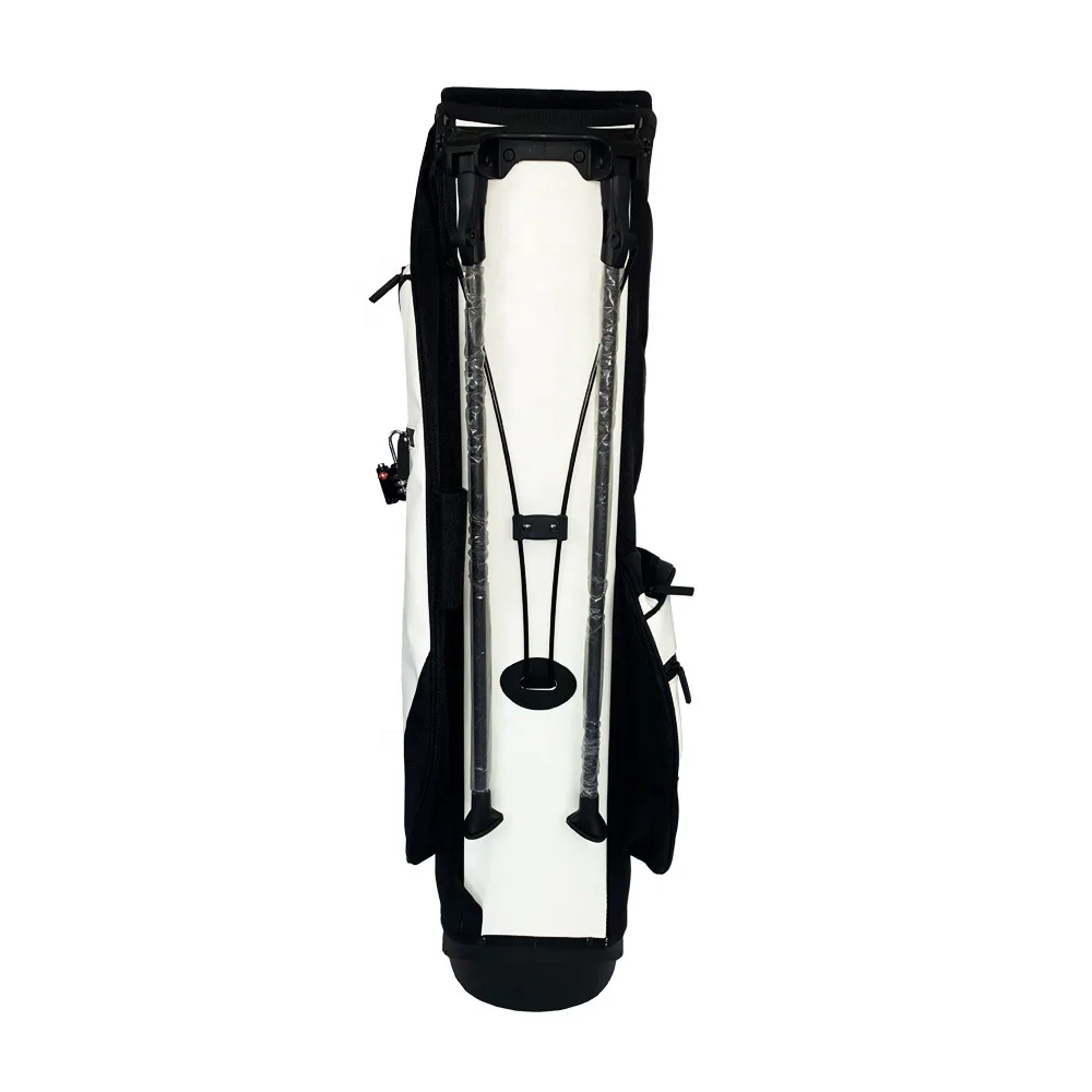 For Custom Stand Premium waterproof Golf Bag Pu Leather portable Golf Staff Bag