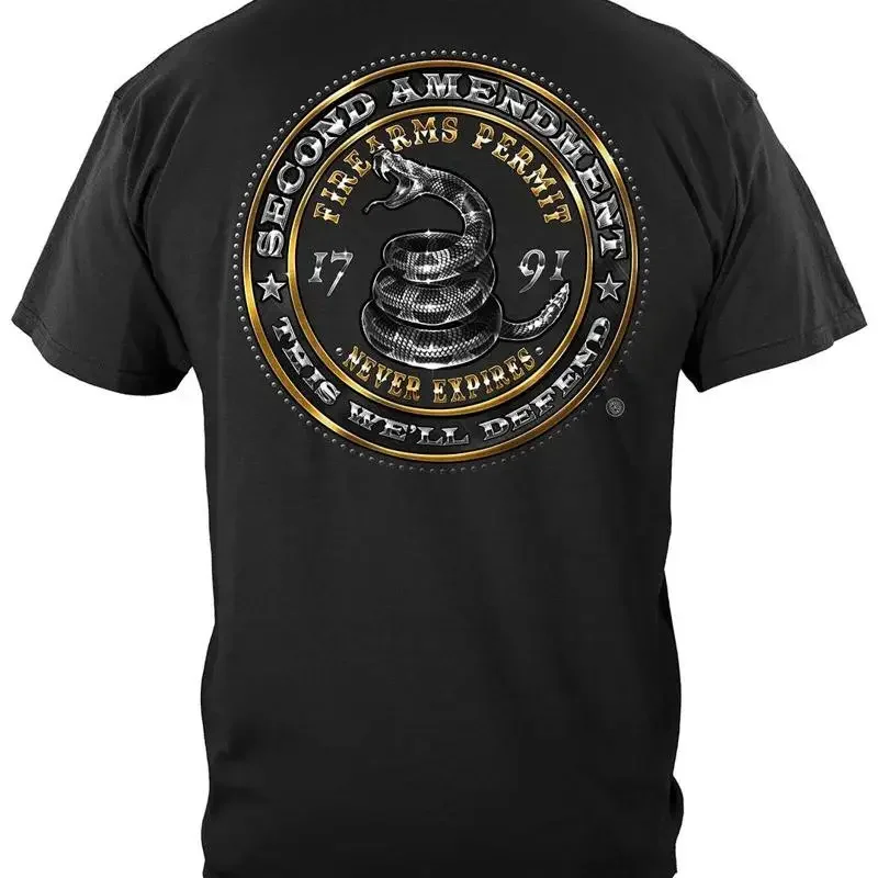 2nd Amendment This We'll Defend 2nd Amendment 100% Cotton Black TShirt