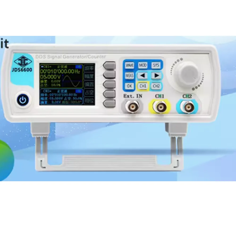 Imagem -06 - Totalmente Cnc Dds Dual Channel Função Gerador de Sinal Frequency Scanner Fonte de Freqüência Scanner 1560mhz Jds6600