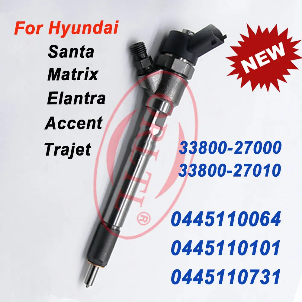 0445 110 064 Genuine Diesel Injector 33800 27000 Injector 0 445 110 064 for Hyundai Kia 33800-27000 33800-27010 0445110064