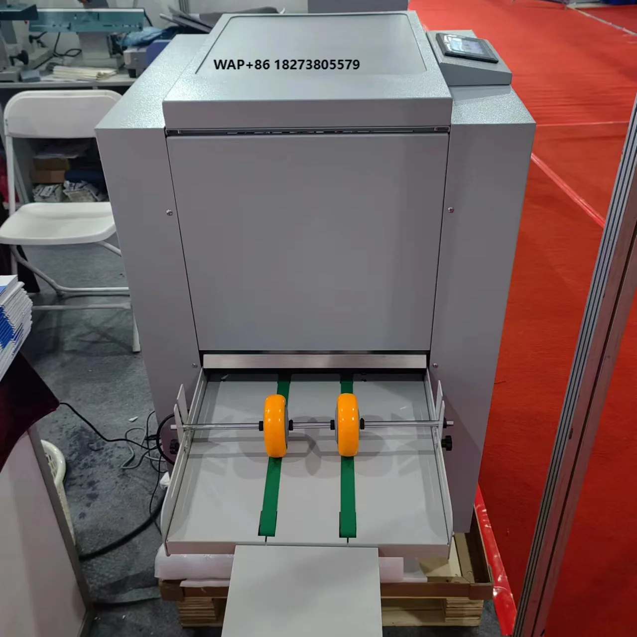 Binding folding machine equipment line saddle seam double head factory graphic binding folding machine
