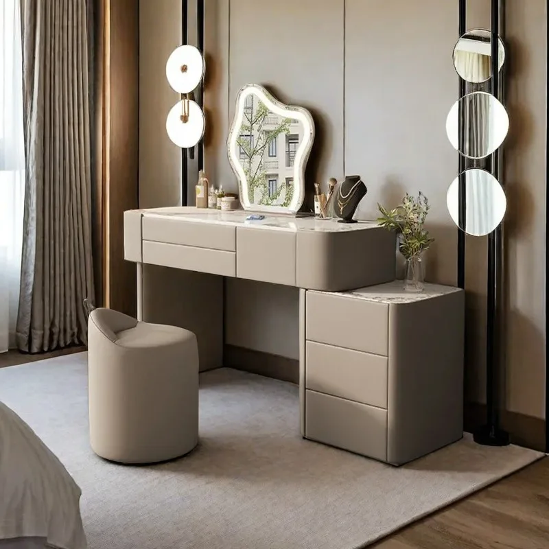 

Портативный туалетный столик для макияжа, Роскошный Серебристый туалетный столик, деревянная подставка, мебель из ротанга, туалетные комнаты, черный, розовый семейный шкаф