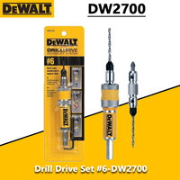 DEWALT DW2700 #6 Drill Drive Set Drill Flip Drive Complete Unit 2 in 1 Countersink Wood Drill Bit 6mm Accessories