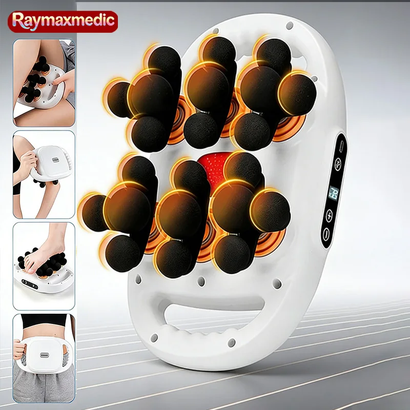 

Массажный пистолет с 22 насадками для глубокого массажа тела, высокочастотный вибрационный массажер для спины, поясницы, шеи и плеч, для расслабления мышц