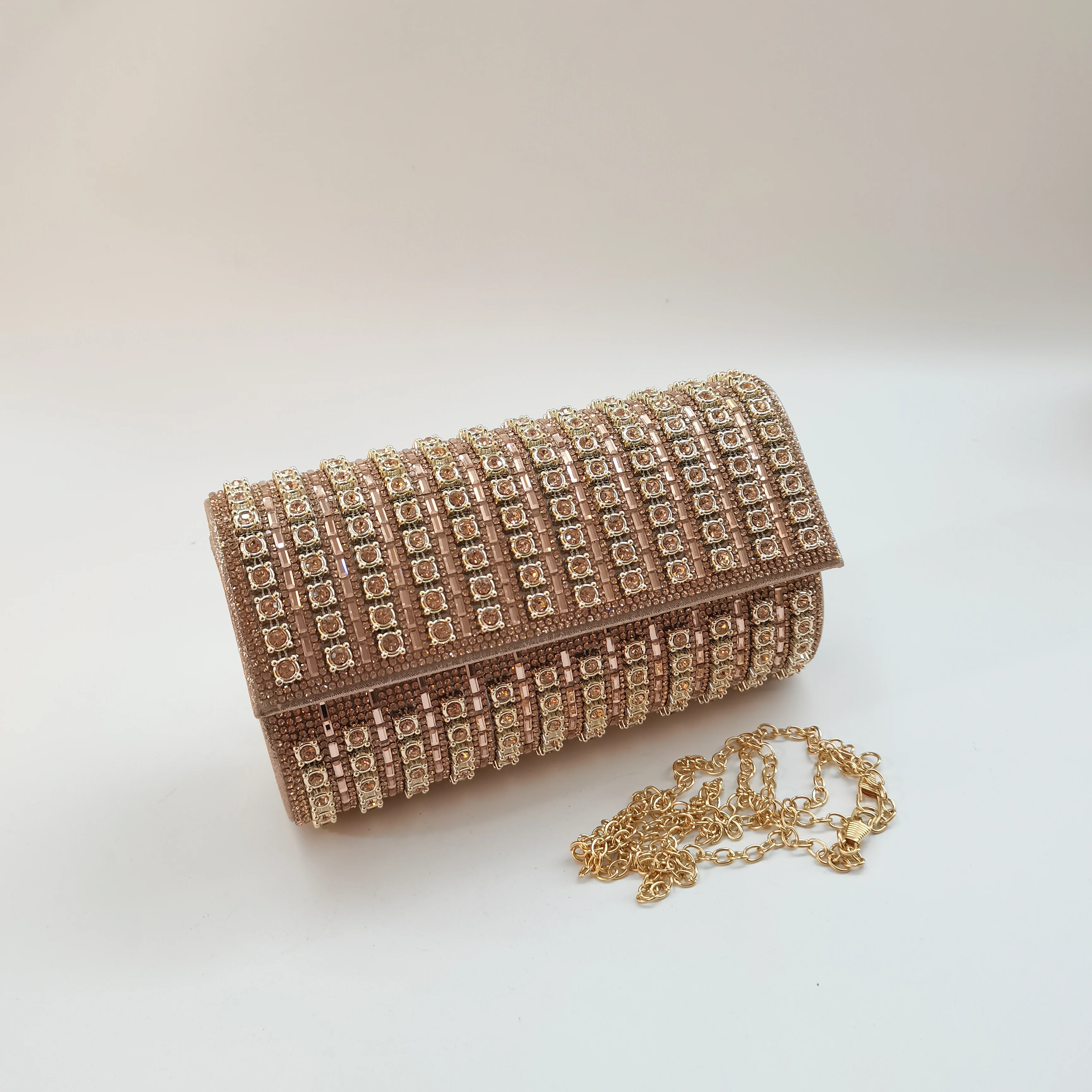 2026 Latest New Women Multi Color Clutch Bag Luxury Designer Rhinestone Crossbody Bag  Fashionable ​Chain Evening Bag F6-202-1