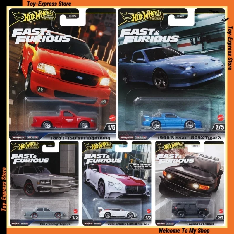 العجلات الساخنة قسط 2024 سريع وغاضب Hotwheels 1/64 نموذج سيارة فورد F-150 نيسان تشيفي بنتلي تويوتا تحصيل الصبي الاطفال اللعب
