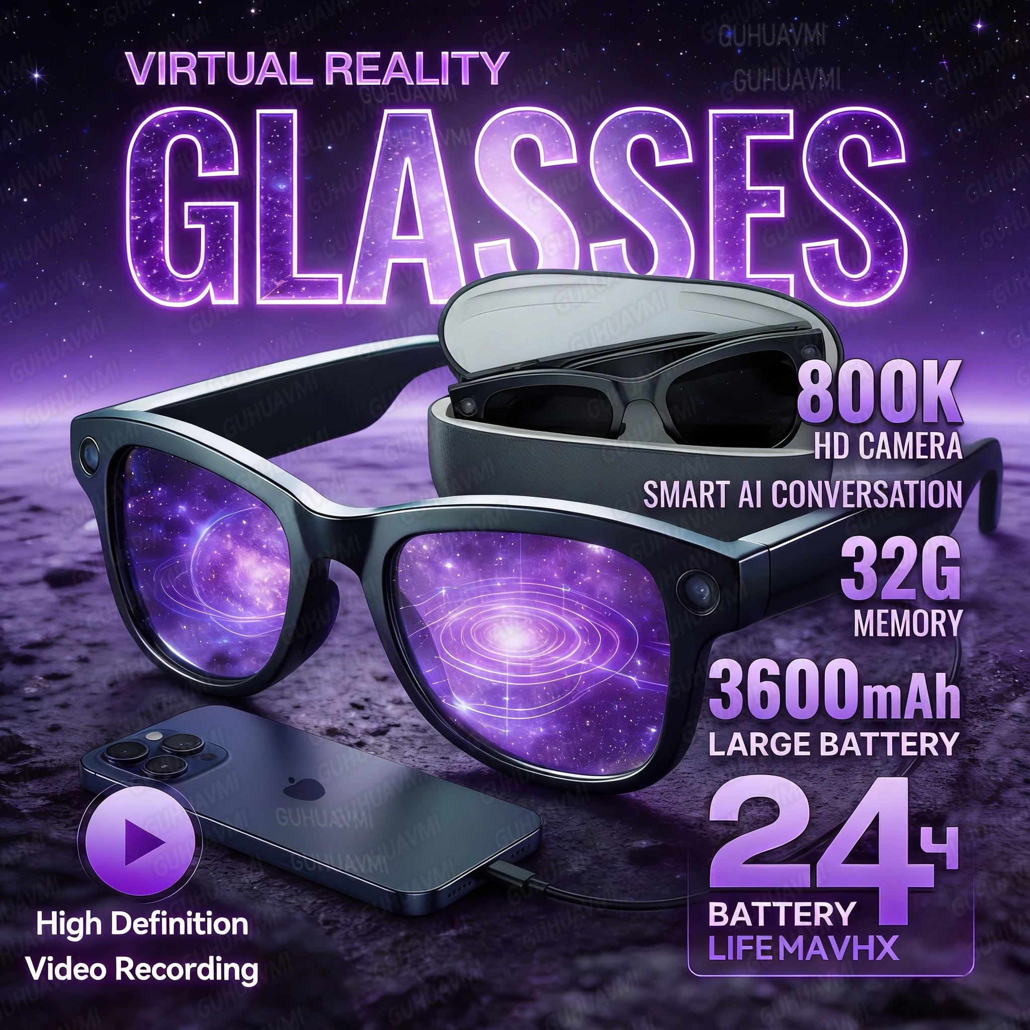 

Новые очки M02 Ultra AI с камерой, 1200P, 32 ГБ, переводчик ChatGPT, умные солнцезащитные очки, Bluetooth-вызов, запись музыки для путешествий