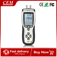 CEM DT-8920 High Accuracy Air Pressure Meter Can Monitor Air Pressure Across Key HVAC Components 5000Pa Pressure and Flow Meter