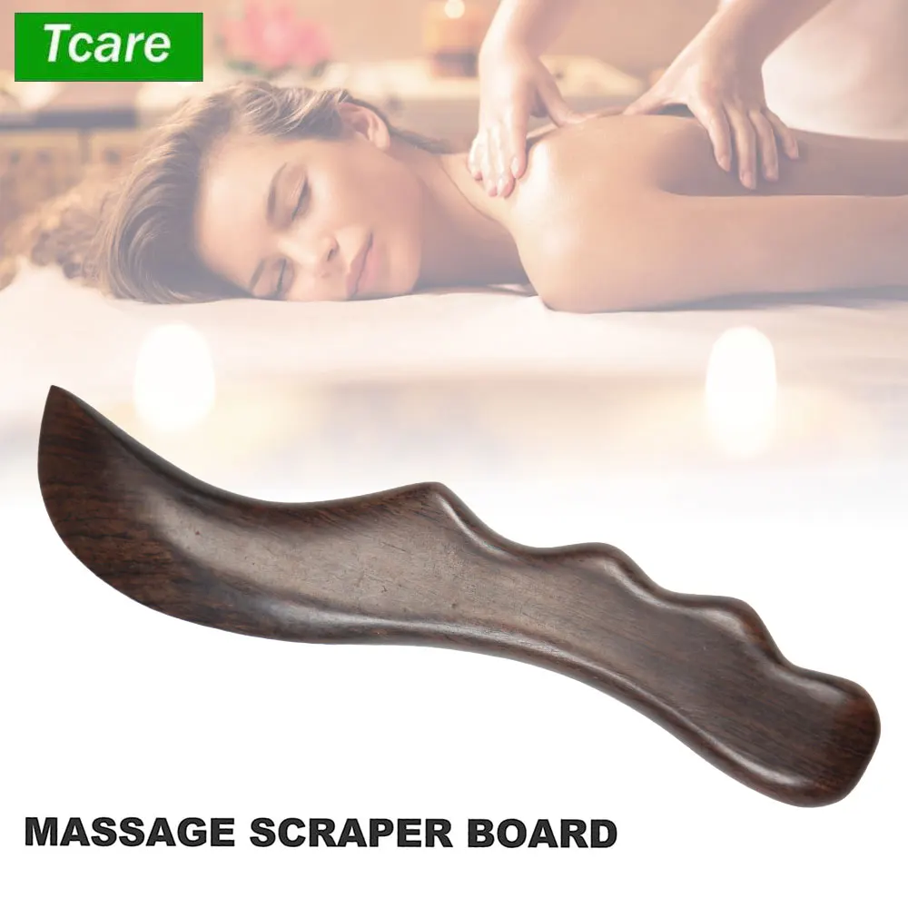 

Lymphatic Drainage Massager Wooden Gua Sha Tool, Wooden Gua Sha Scraping Massage Tools Gua Sha Board Acupuncture Point Massager