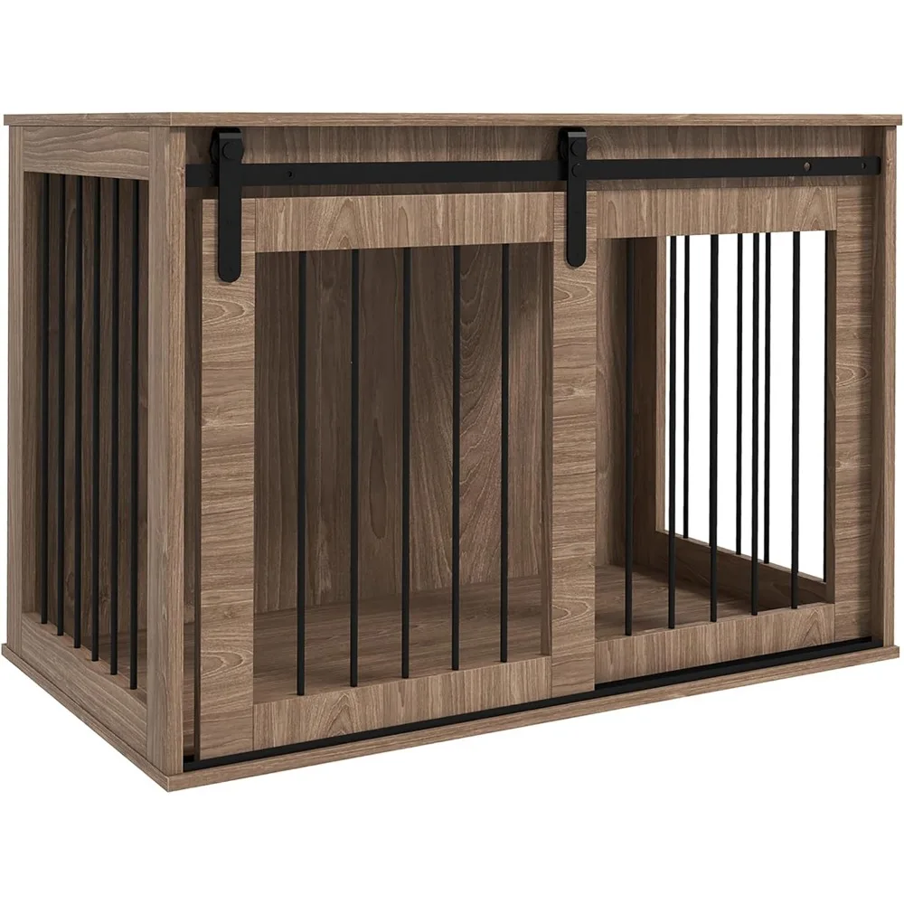

LUCK Dog Crate Furniture, End Table Dog Cage For Large Sized Dog, Dog Kennel Furniture For Indoor Use, 39" X 23" X 24",