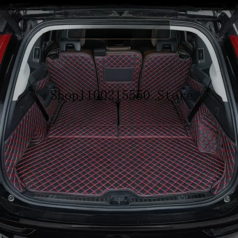 Accessories  Car trunk mat for Volvo XC90 Seven seats 2021-2023 Cargo Liner Carpet Interior Parts Cover