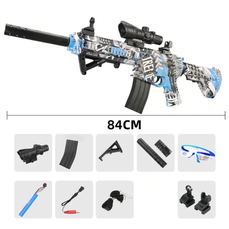 M416 Gel Ball Pistole Paintball Gewehr Scharfschützen Wasser Kugel Airsoft Replik Pistole elektrische Handbuch 2 Modi Spielzeug für Jungen Erwachsene cs Kampf