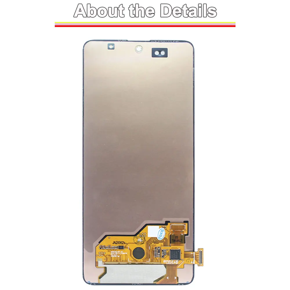 Wyświetlacz AMOLED LCD do Samsung Galaxy A51 4G, ekran dotykowy, digitizer, ekran LCD z ramką do telefonu Samsung A51 A515 — zdjęcie produktu 4
