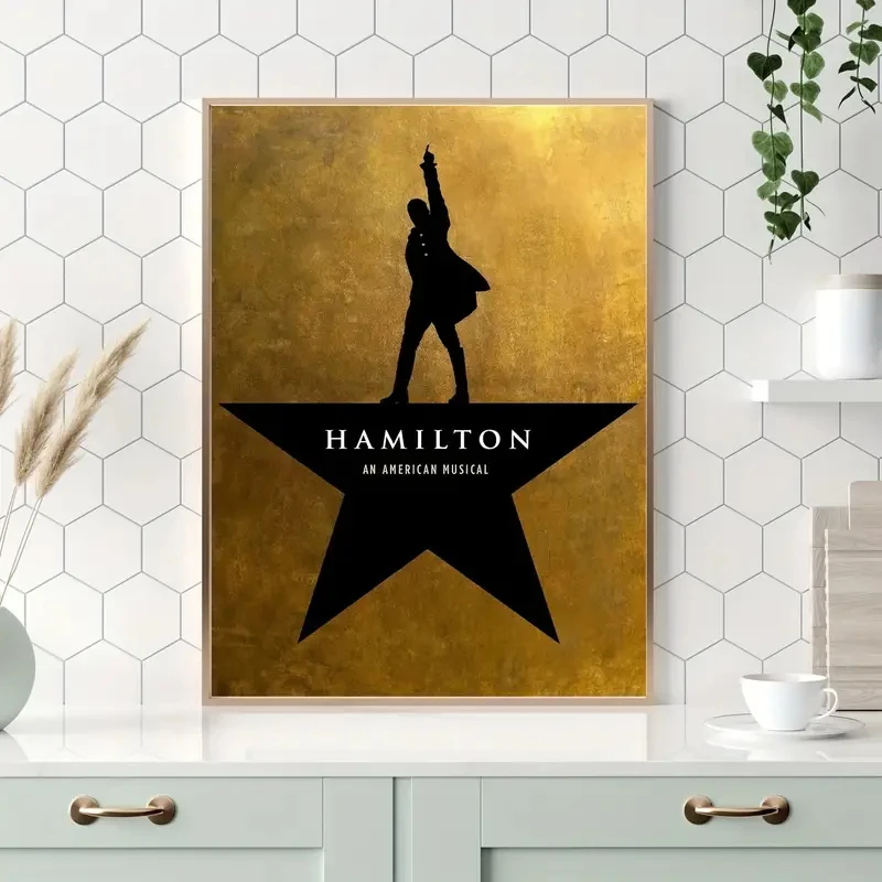 1 шт. холст плакат современное искусство Hamilton музыкальный холст настенное искусство спальня гостиная коридор идеальный подарок комната домашний декор безрамный