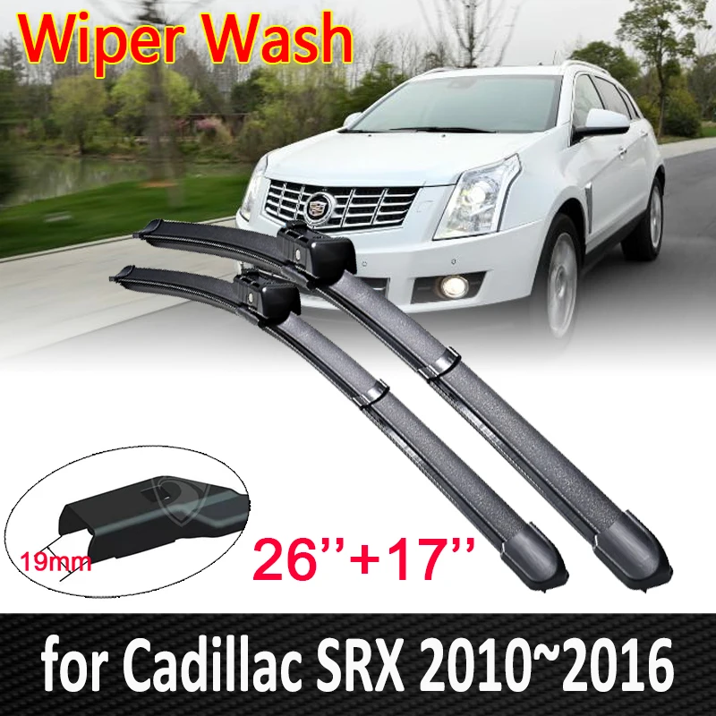 for Cadillac SRX 2010~2016 Front Window Windshield Windscreen Wipers Car Wiper Blades Car Accessories 2011 2012 2013 2014 2015