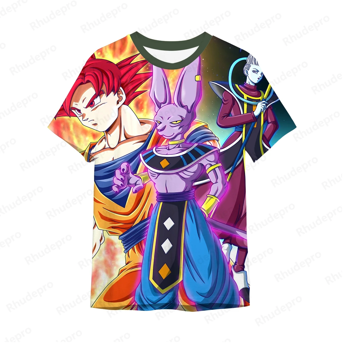 Dragon Ball Anime T-Shirt für Männer neue Männer Goku T-Shirt Sommer übergroße Y2K Kleidung Trend Geschenk Kleidung Streetwear Hip Hop