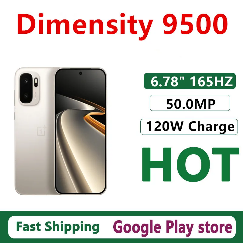 Original Oneplus Ace 6 Ultra Mobile Phone 6.78" AMOLED 165HZ 8600mAh 120W Charge 50.0MP Camera Dimensity 9500 IP69 Waterproof