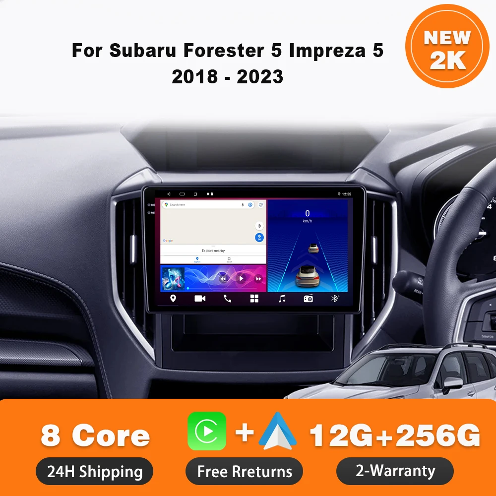 

Car Radio Android 14 For Subaru Forester 5 Impreza 5 2018 - 2023 Multimedia carplay 4G GPS Navigation Touch Screen Autoradio dvd