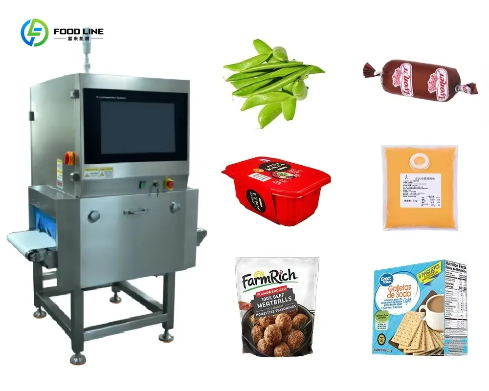 AI Intelligent X Ray Inspection System for Filling Machine Sachet Packaging Online Quality Control Commercial Custom