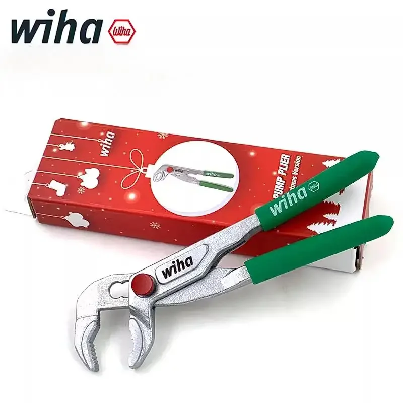 wiha NO.46810 Mini Multifunctional Water Pump Pliers 5 inch Single Hand Precision Pipe Pliers 5 Quick Adjustment Positions