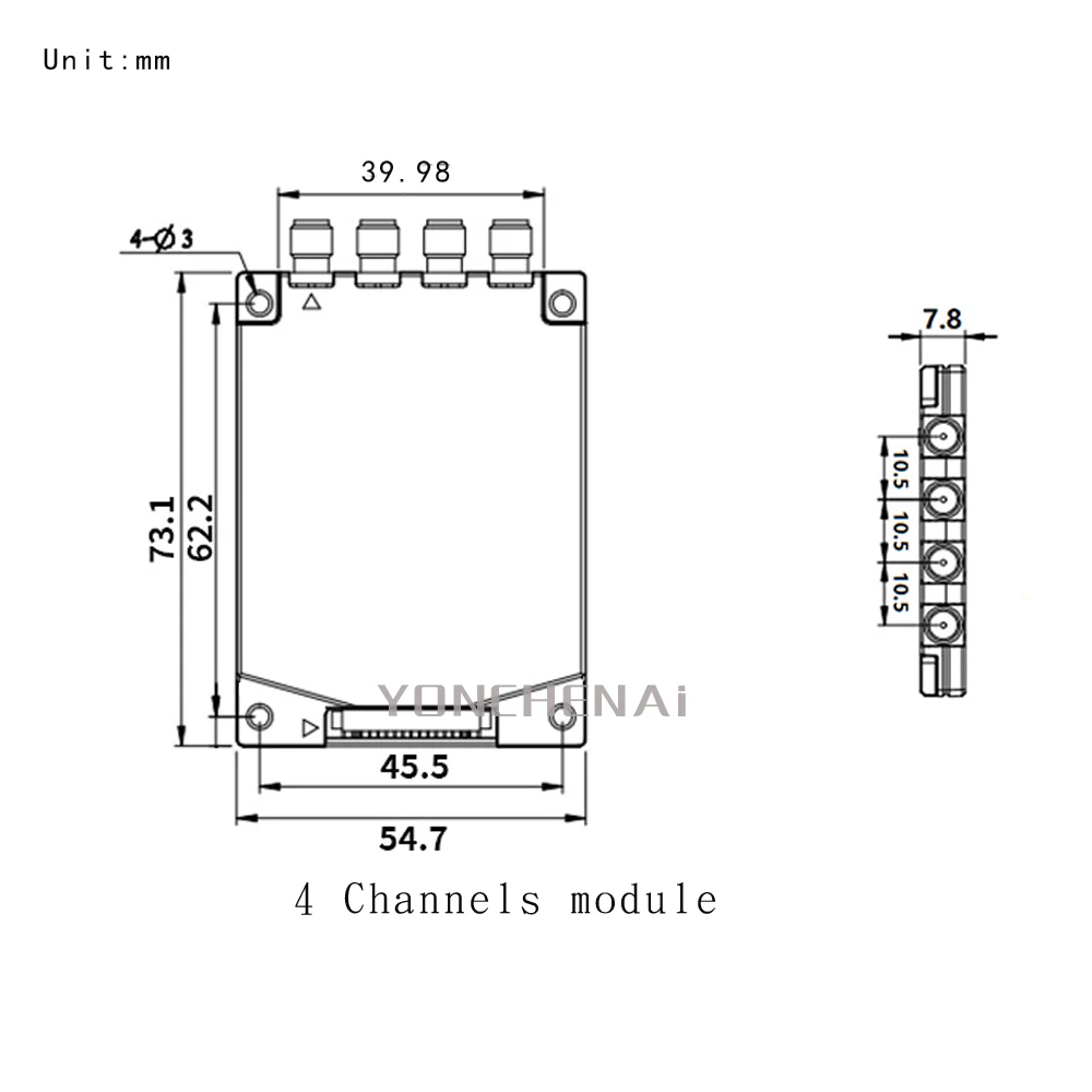 Long Range RFID Fixed UHF Reader Module  4ports UHF RFID Reader UHF RS232 Ethernet for Logisitic Warehouse Track