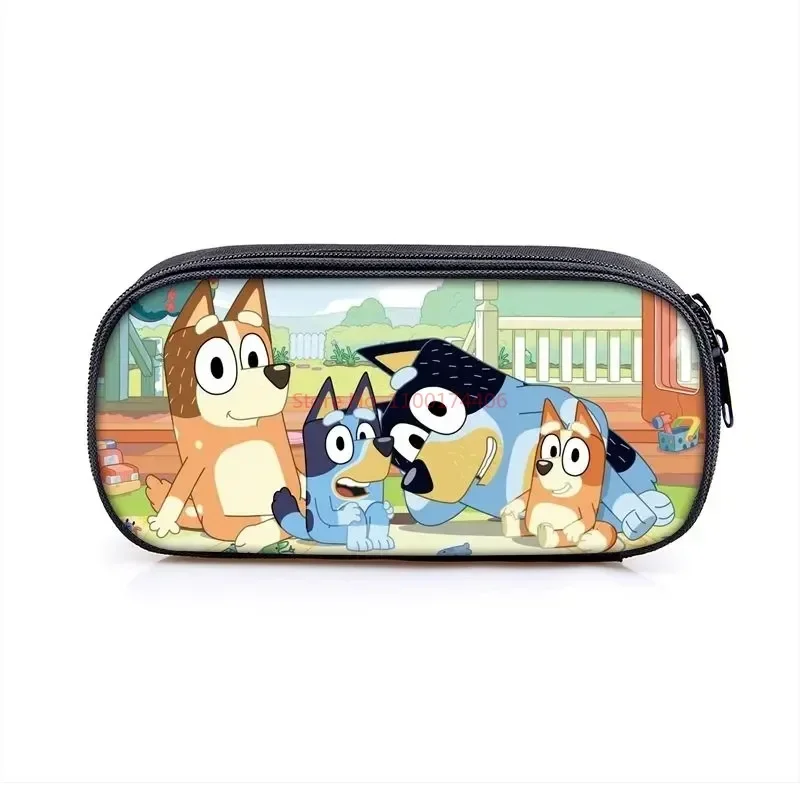 

Bluey Kawaii Stationery Cartoon Bingo Pencil Case Storage Box For Primary And Secondary School Students Learning Stationery