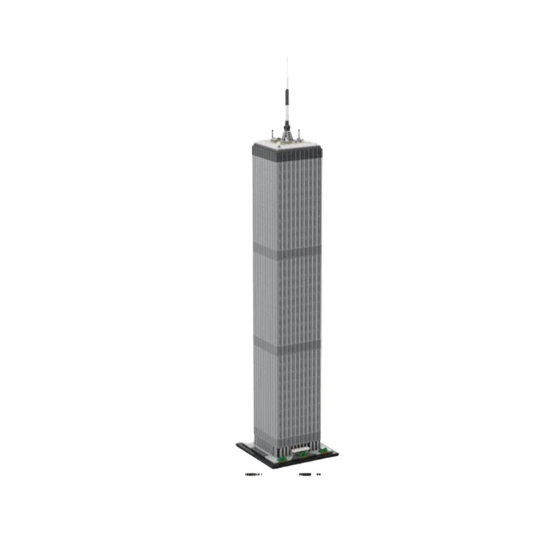 

2126PCS World Trade Center 1:800 Scale Model Moc Building Blocks Diy Assemble Bricks Architecture Educational Creative Xmas Toys