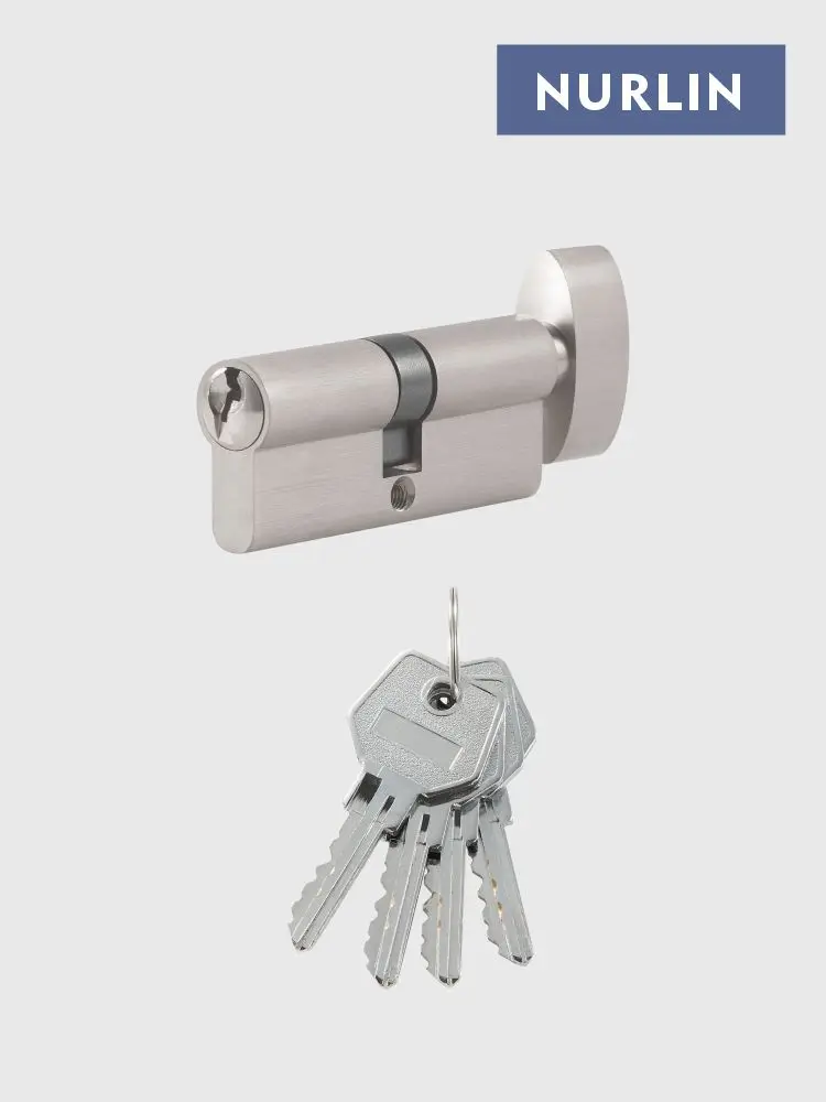NURLIN brass European style lock cylinder key EU profile