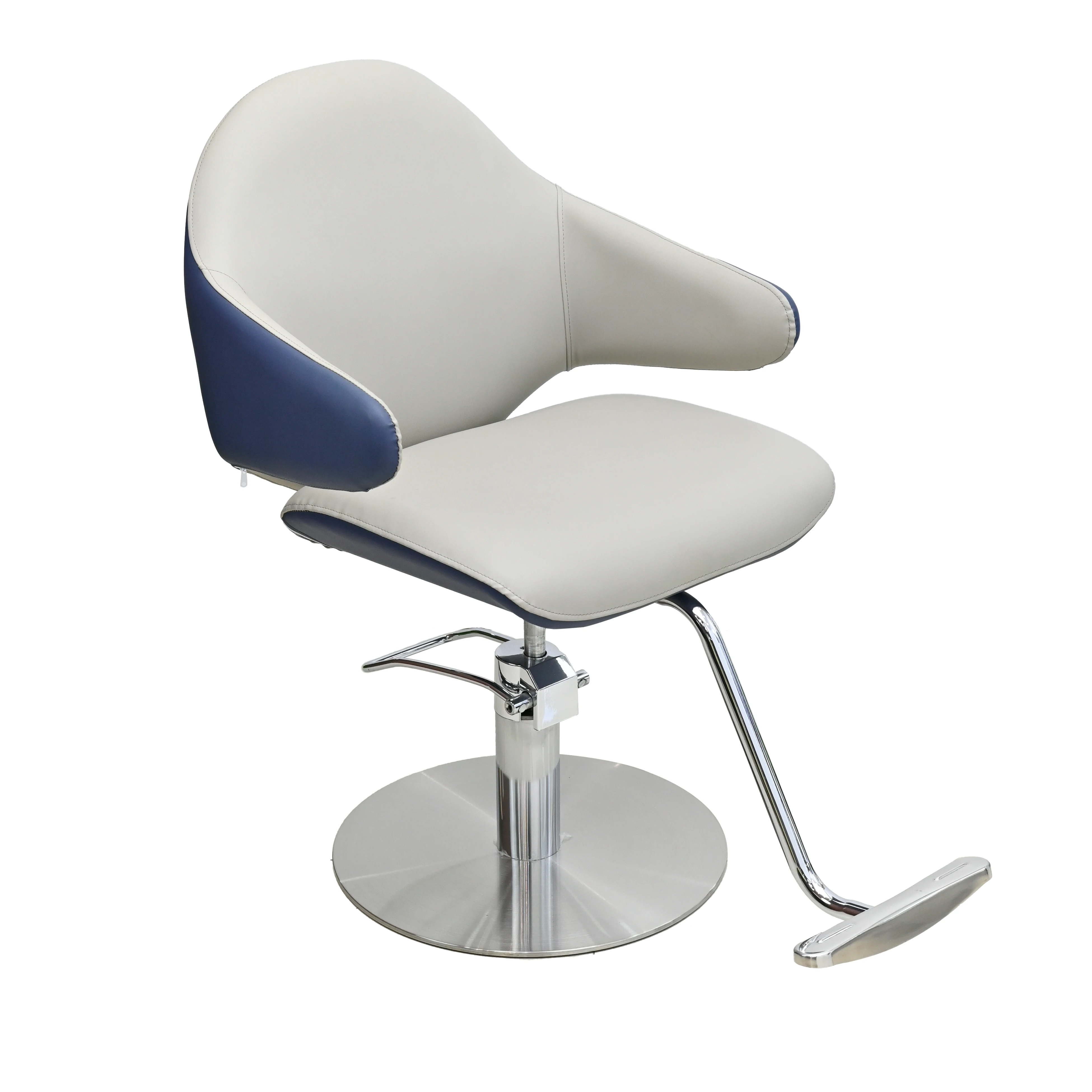 Modern two-tone hydraulic salon styling chair luxury barber chair for beauty salon equipment
