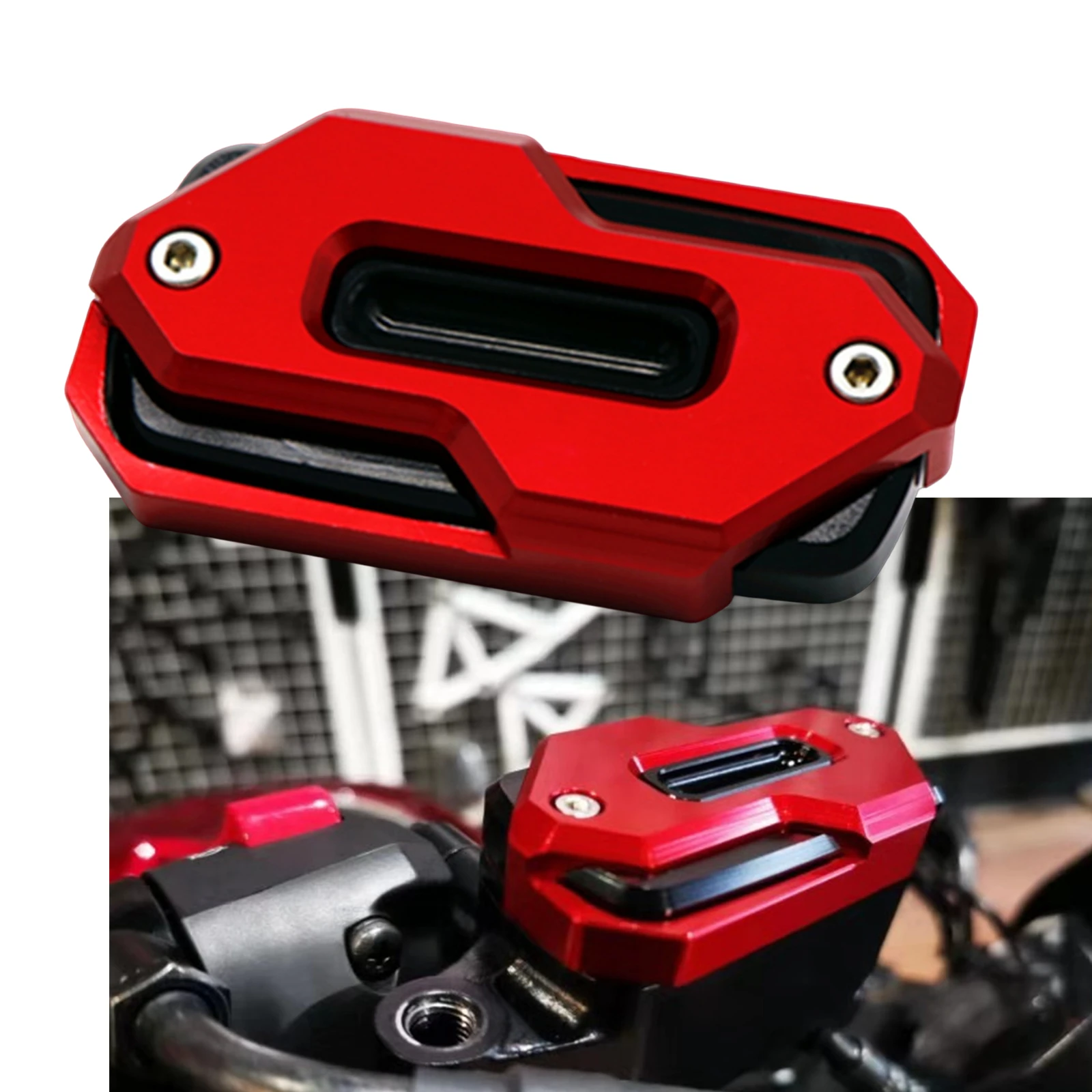 

Motorcycle Brake Pump Fluid Reservoir Cup Cover For Honda CB650F CBR650F CB650R