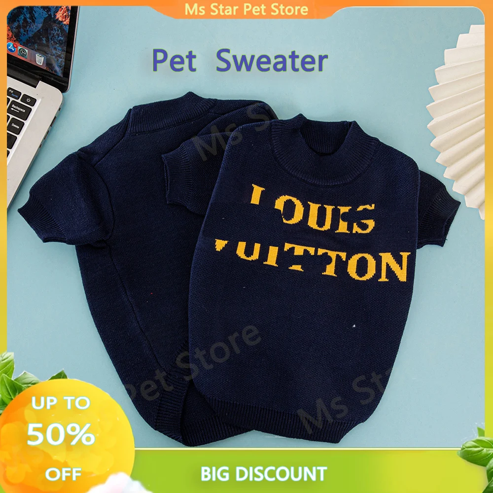 

Dog Knitted Sweater Soft Warm Bulldog Autumn Winter Sweater Pet Puppy Pullover Coat Small Medium Dogs Apparel Costumes