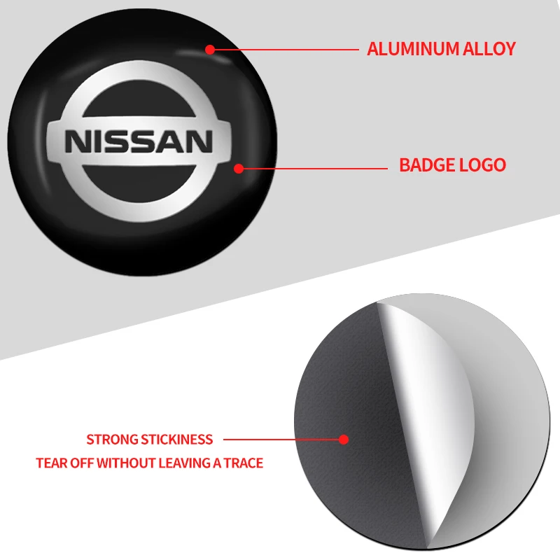 4pcs 56mm Car Wheel Center Hub Cap Rim Cover Emblem Stickers For Nissan Nismo Tiida Teana Skyline Juke X-trail Almera Qashqai