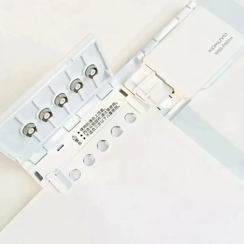 

8 Hole Punch Portable Ring Binder Manual A5 B5 A4 Loose-Leaf Notebook Paper Puncher Tool Convenient Lightweight Office Supplies