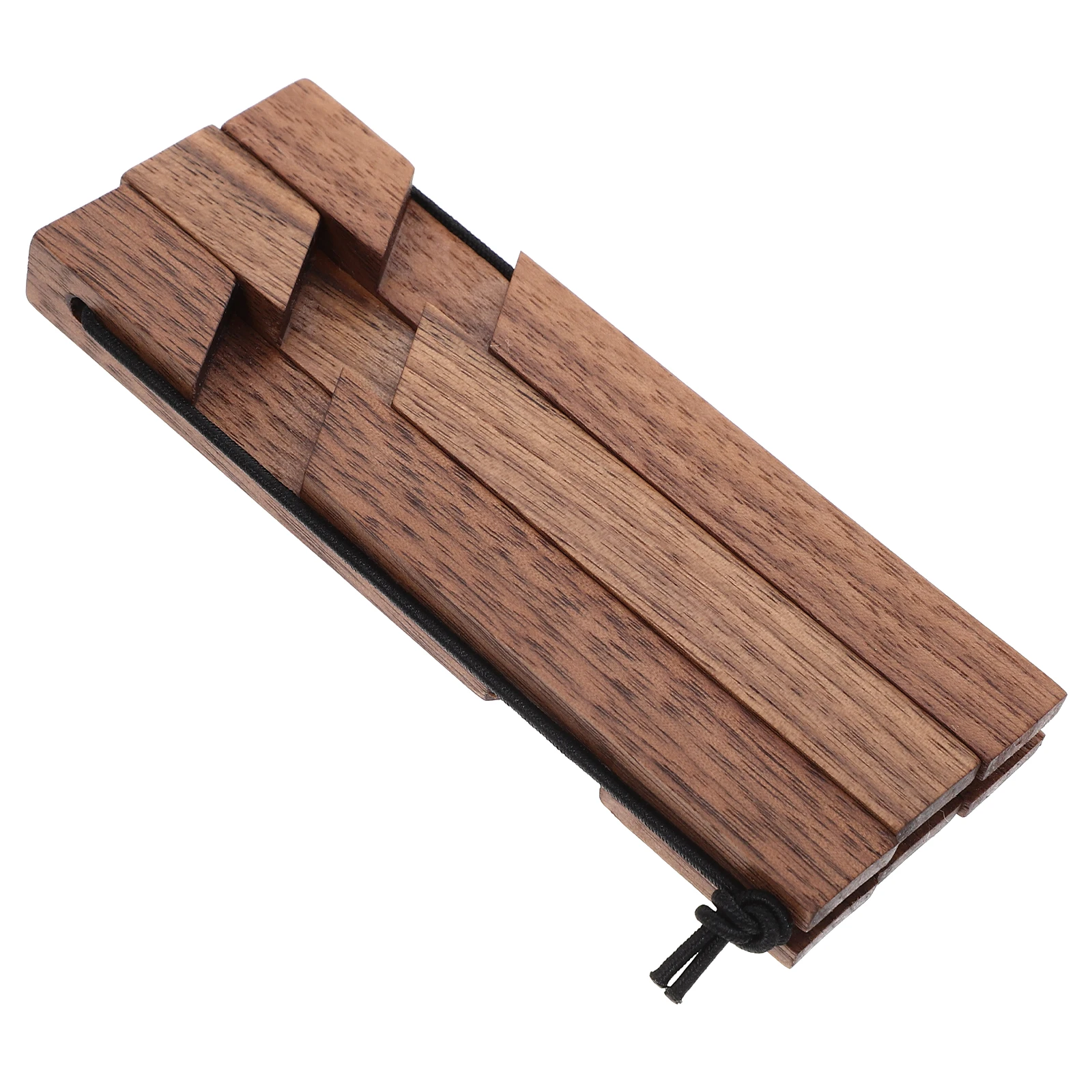 

Compact Triangle Wood Trivet Heat Insulating Hot Pot Holder Decorative Cup Mat Kitchen Accessory