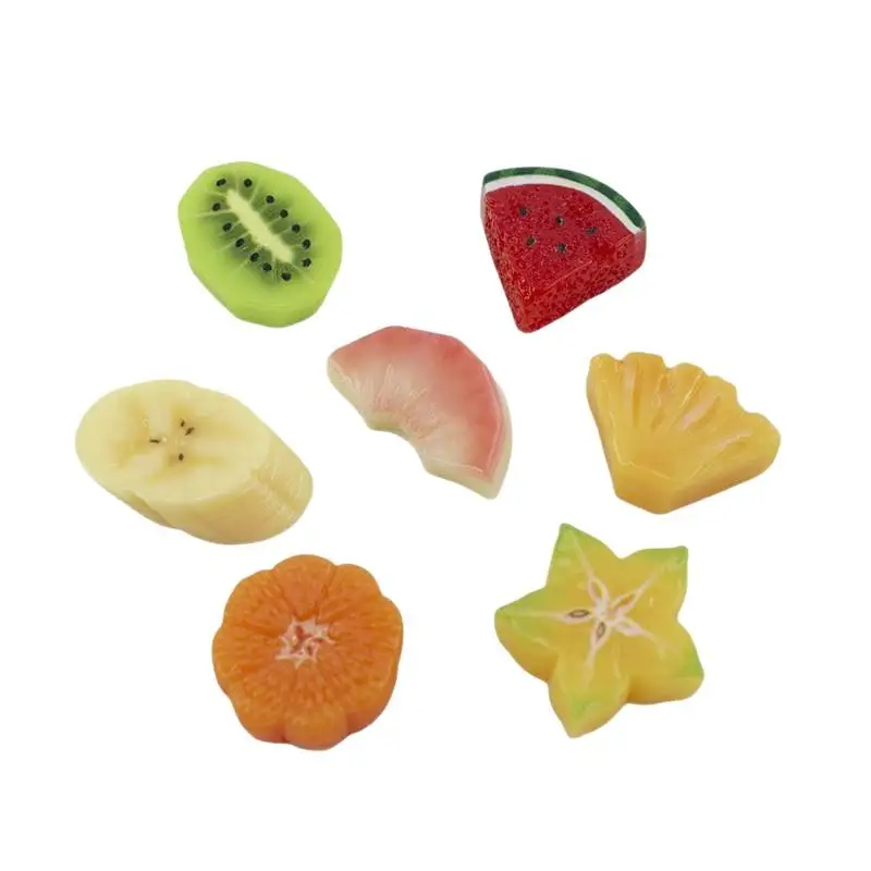 10 Stück Harz-Deko Fruchtscheiben Kirschtomaten Flache Rückseite Harz-Cabochons Scrapbooking DIY Kopfschmuck Bastelzubehör – Detail 6