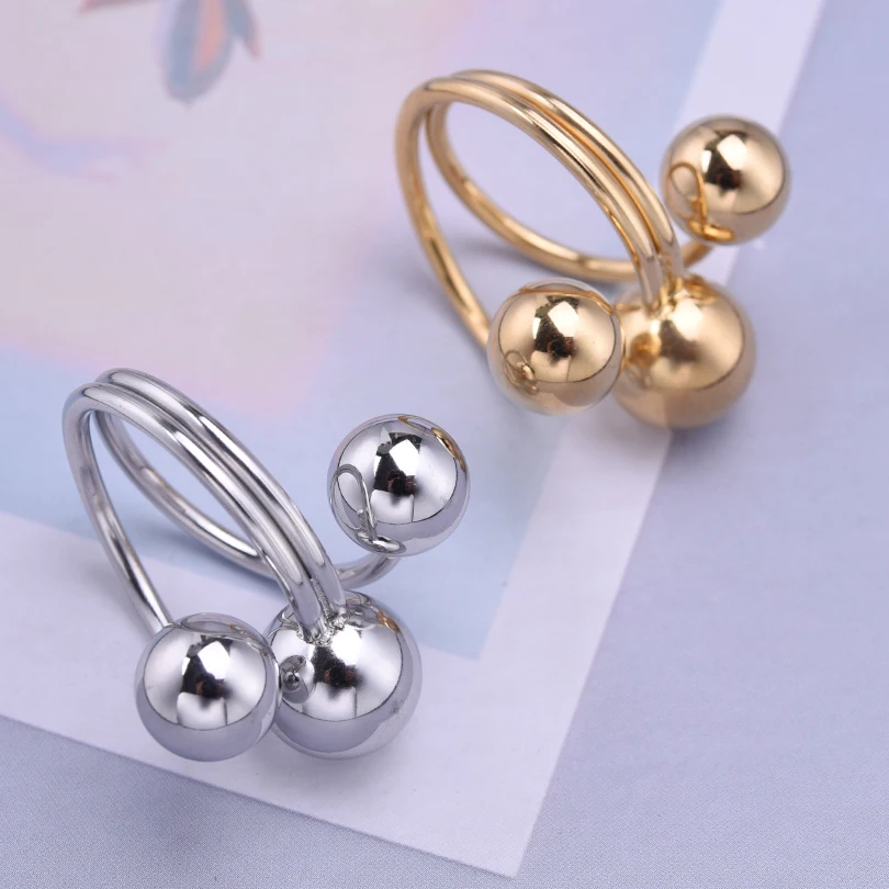 1Pcs Stainless Steel Glossy Circular Ring Supernatural Personality High-Quality For Men Women Party Wear Daily Ring Jewelry Gift