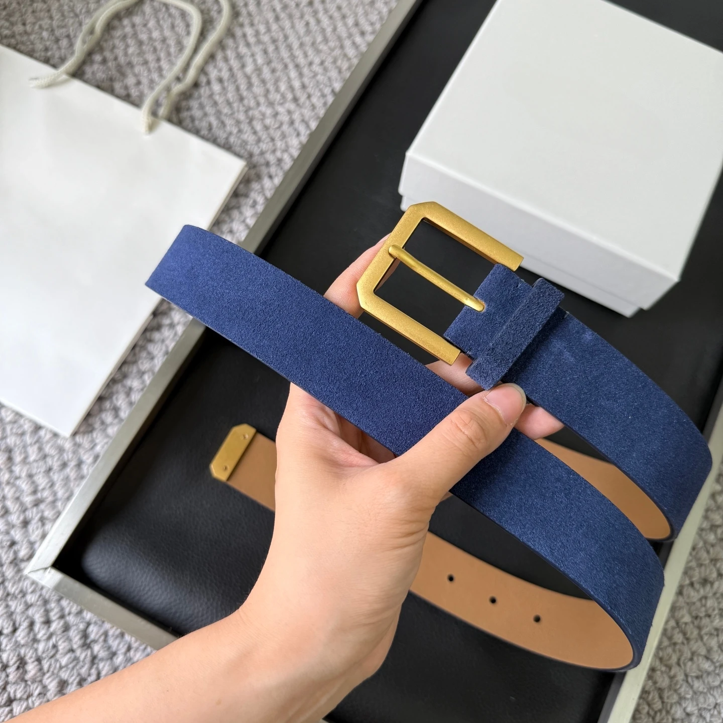 

Роскошный брендовый мужской ремень из натуральной кожи ручной работы, 35 мм, замшевый верх из воловьей кожи, повседневная официальная одежда, универсальный праздничный подарок
