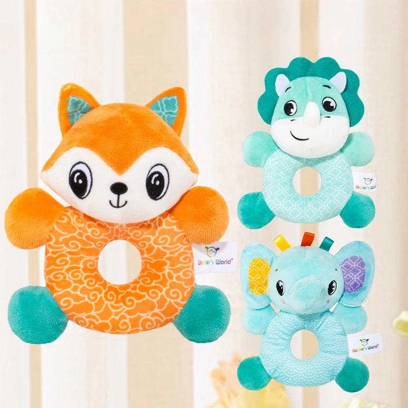 Handgekurbelte Glocke für Babys, Handgekurbelter Ring für Babys, Früherziehungsspielzeug für Neugeborene