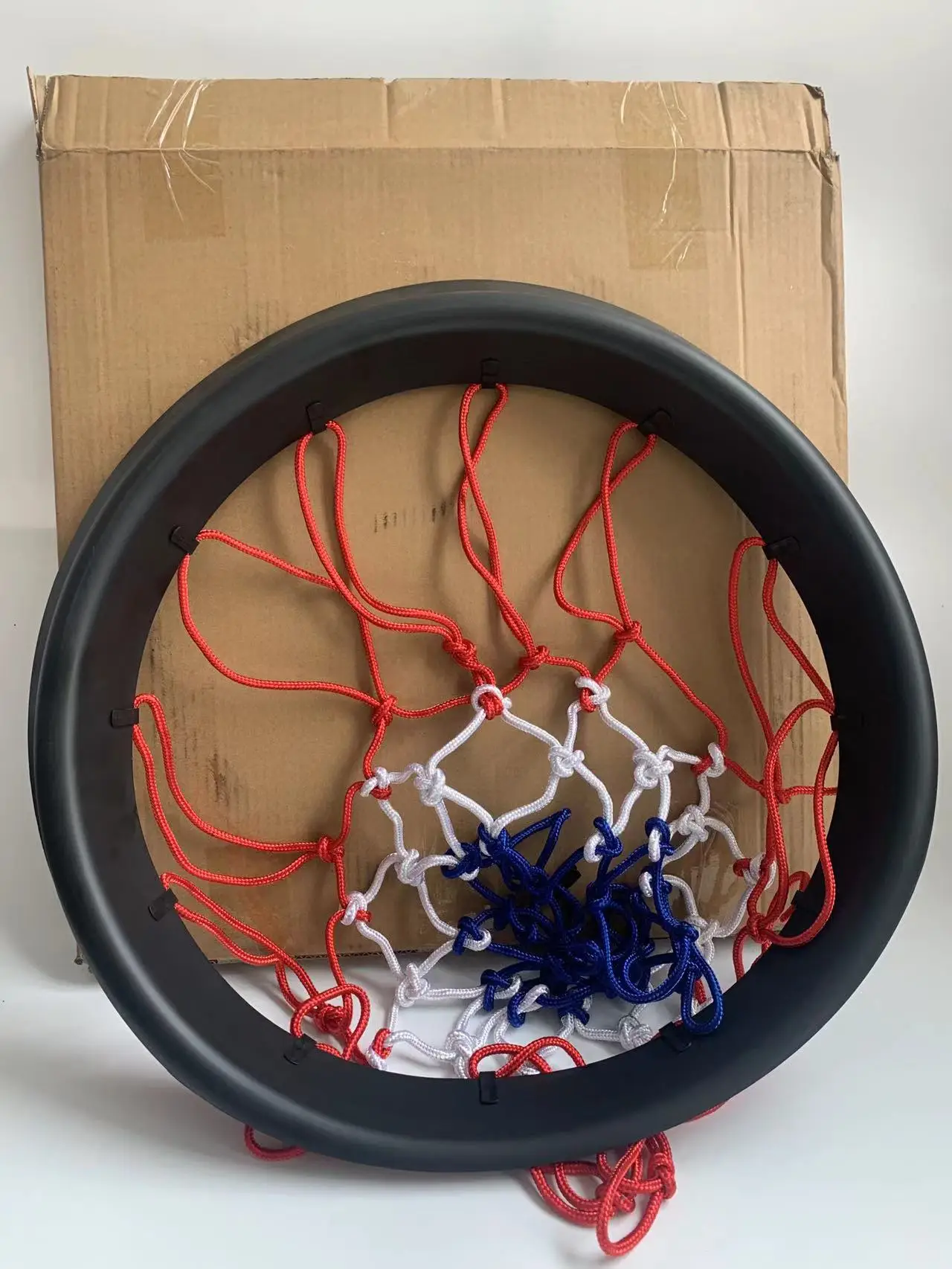 High Quality Portable Basketball Rim with Durable PE Backboard Net Included