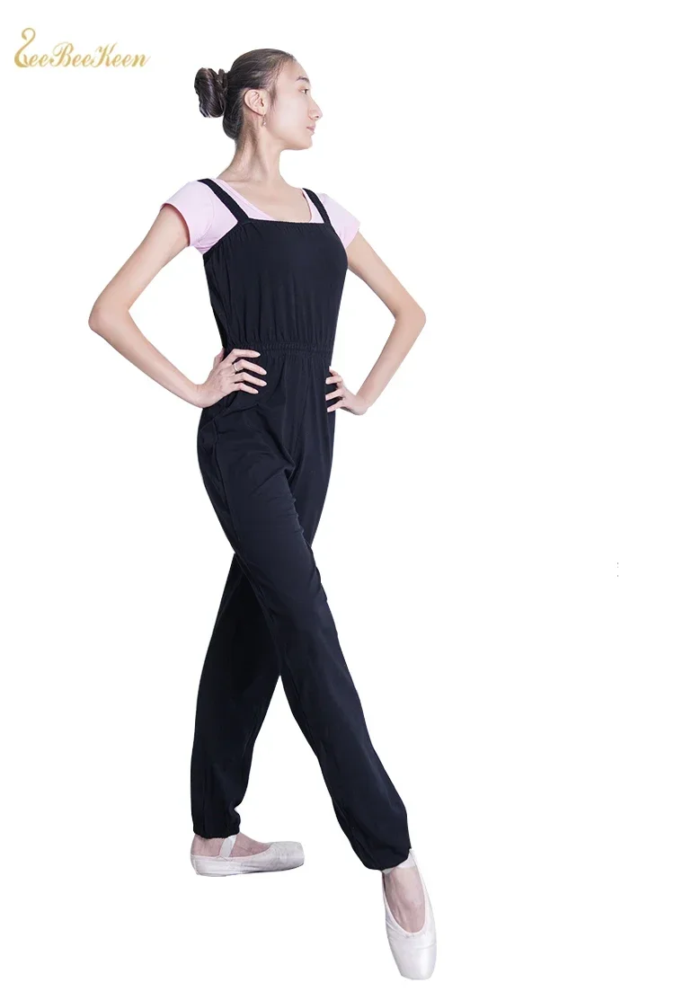 Autumn Winter Ballet Leotards For Women Ballet Dance Practice Clothes Dance/yoga/motion pants leg Pants Jumpsuit Adult