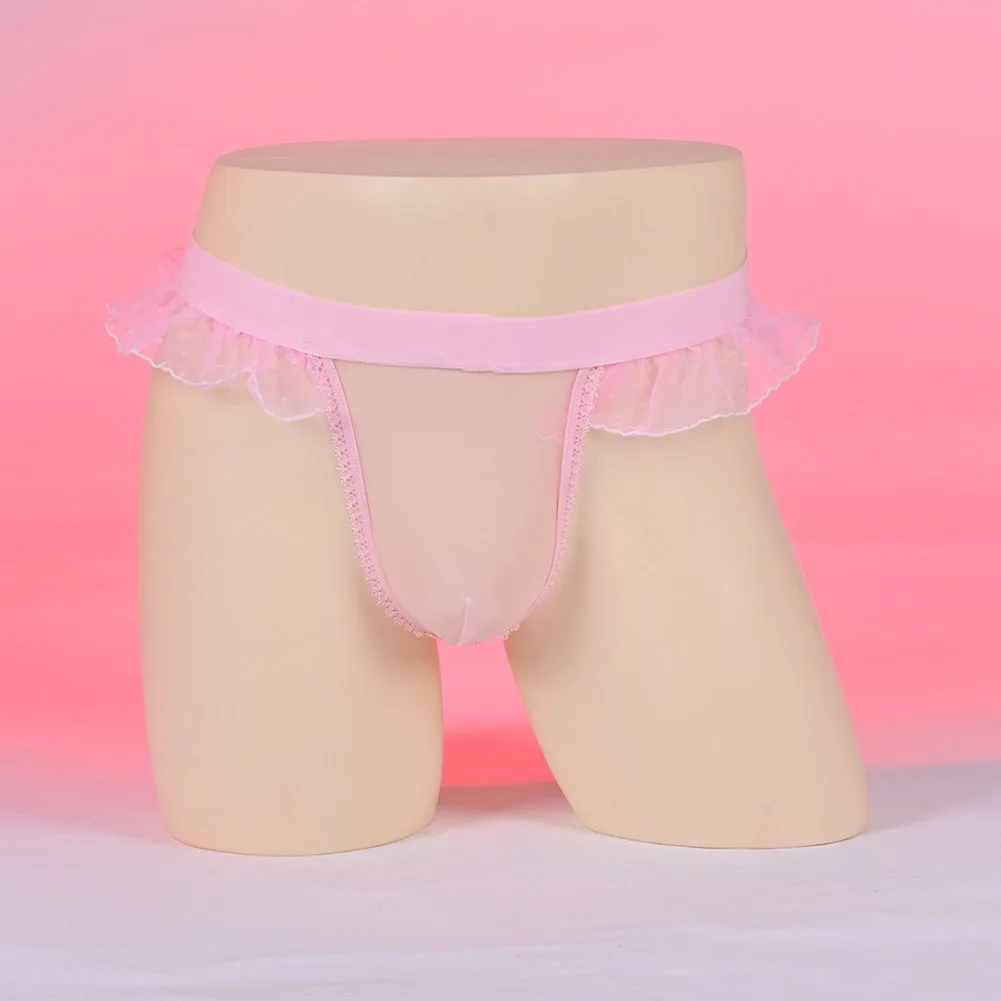 الرجال مثير سيسي ملخصات شبكة الدانتيل انظر من خلال مثلي الجنس سيسي الحقيبة الملابس الداخلية للرجل الساخن منخفضة الخصر سيور g-سلسلة الصيف الرجال سراويل