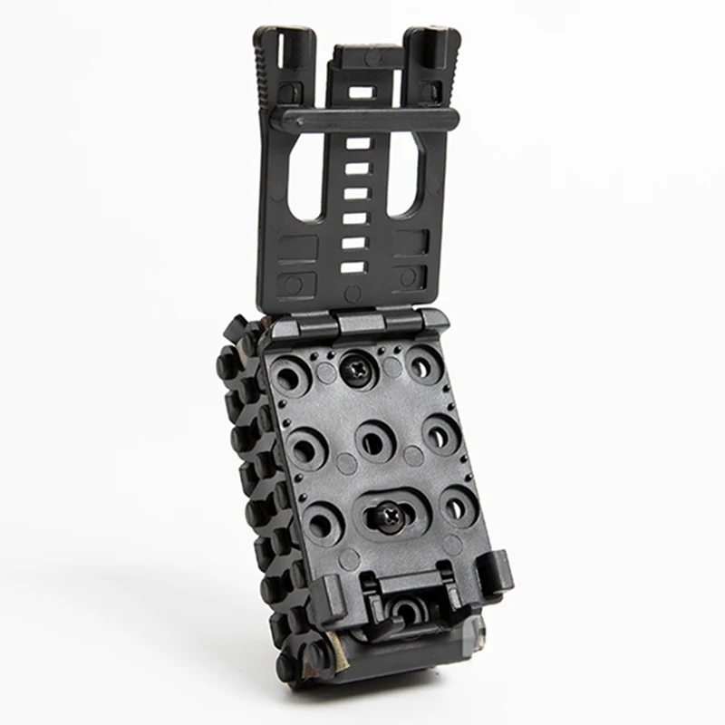 Belt AUTOMATIC RETENTION MAGAZINE CARRIER With Clip for 5cm belt, Mag Pouch for 1911 9mm 2011 .45 Mag