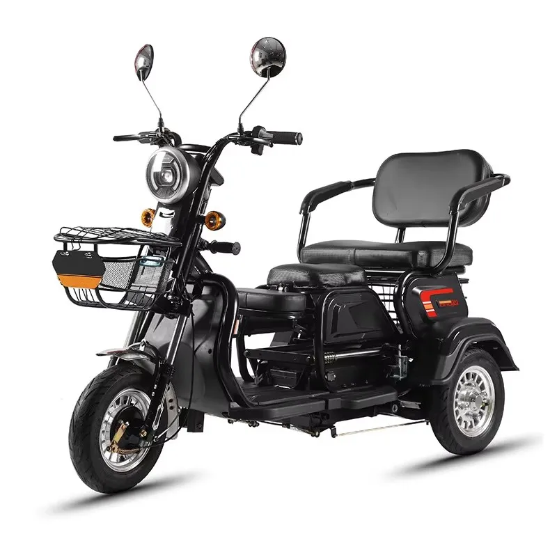 Senior Mobility Scooter Home Use Compact Electric Tricycle Disabled Elderly Electric Tricycle Electromagnetic Brakes