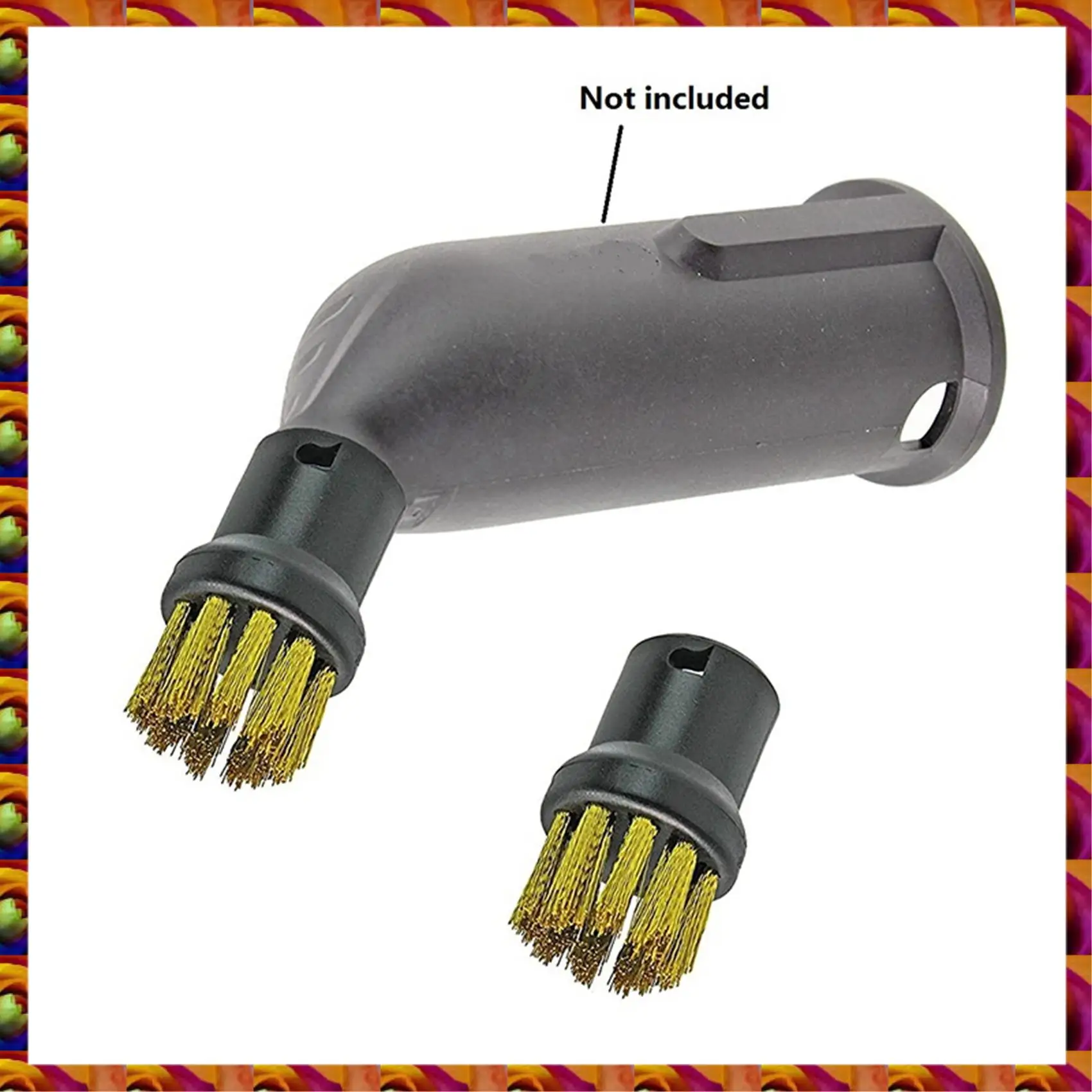 

Aimee Brass Wire Brush Tool Nozzles For Karcher Steam Cleaners With 8 Pack Of Hand Tool Nozzle Bristle Brushes