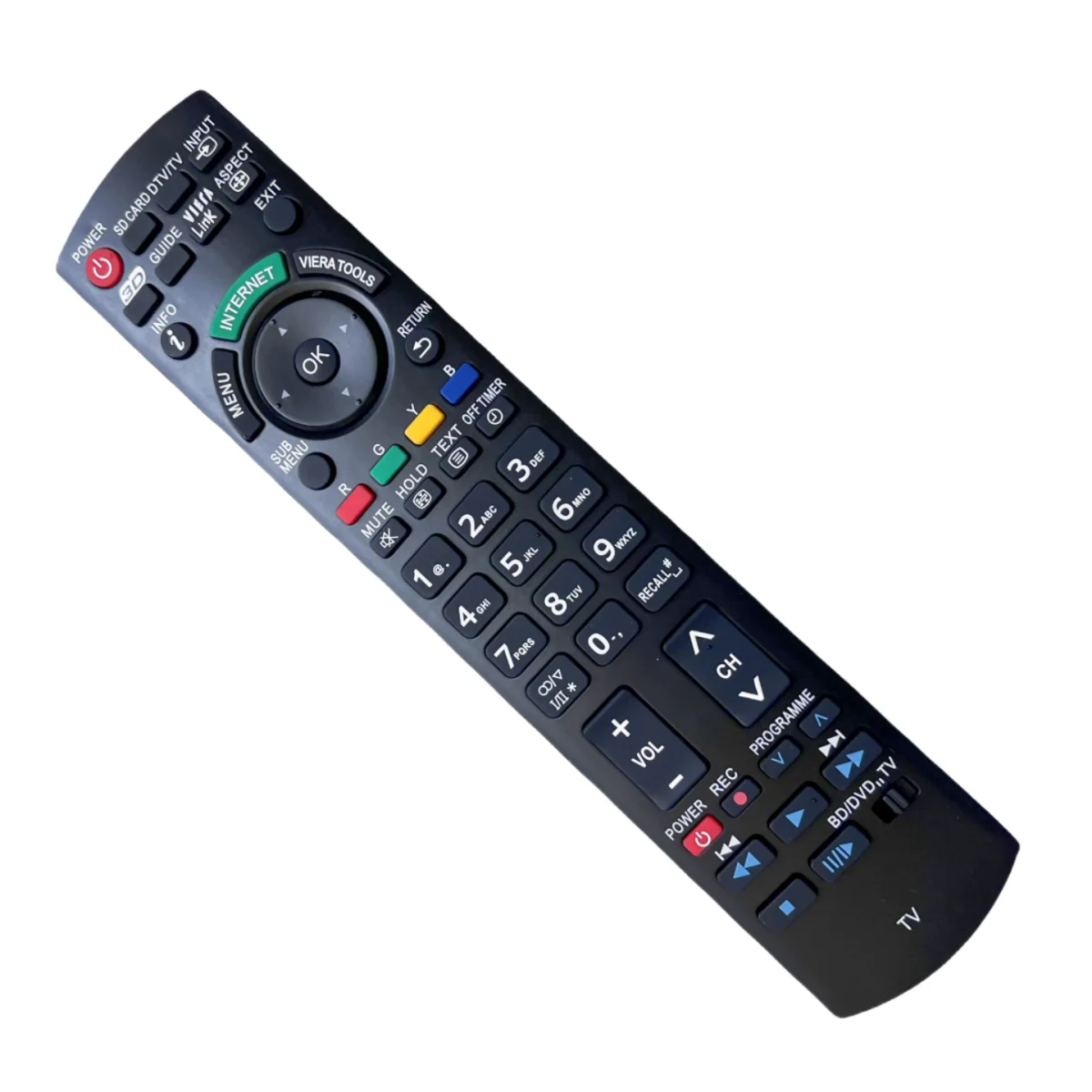 New Remote Control for Panasonic TX-L42EW6K N2QAYB000863 TX-LR47WT60 TX-LR50DT60 TX-LR55DT60 Viera LED HDTV TV