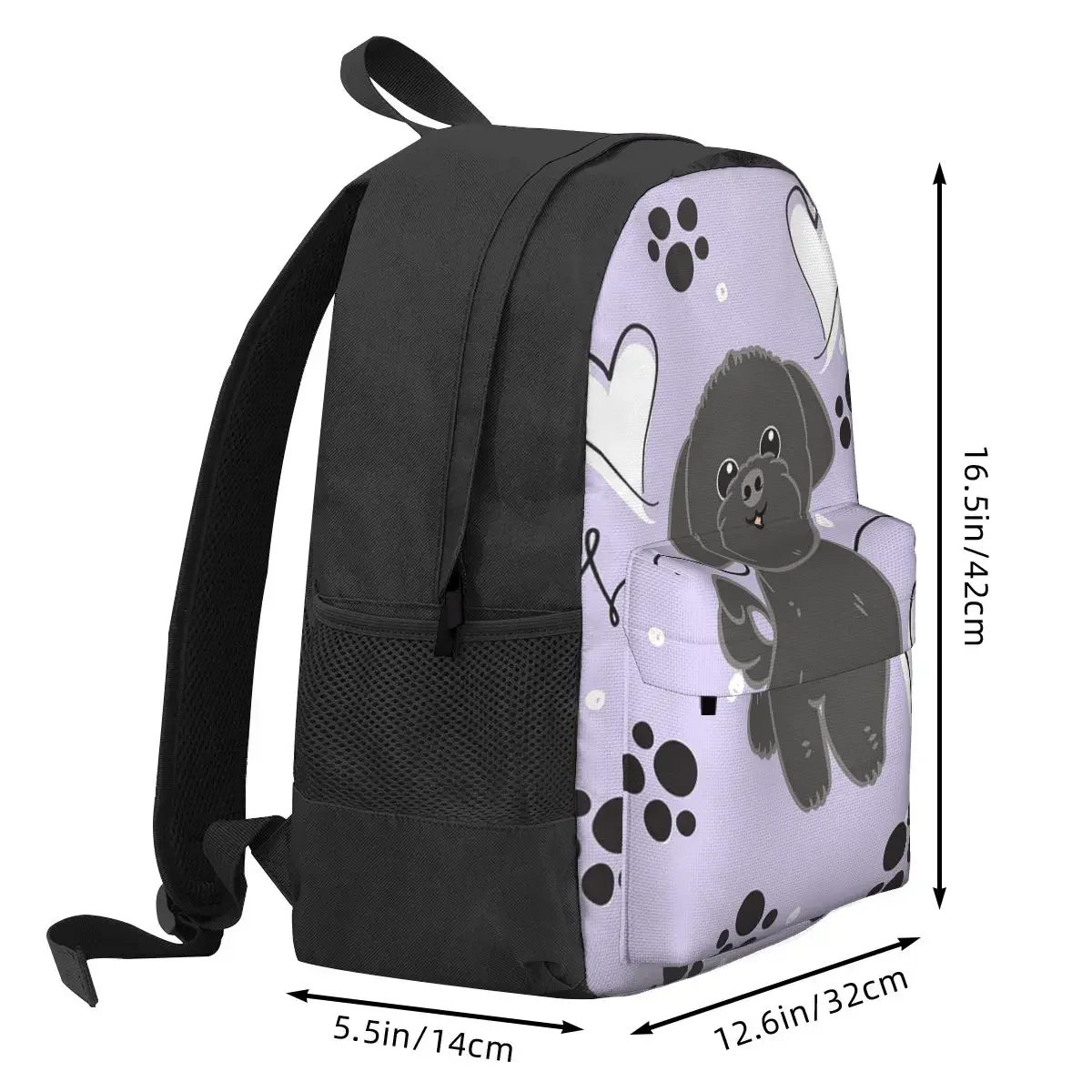 Shih Tzu Dog Backpacks Boys Girls Bookbag Children School Bags Cartoon Kids Rucksack Travel Rucksack Shoulder Bag Large Capacity