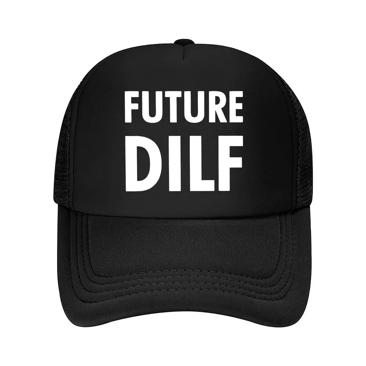 

“Future Dilf Humor, Slogan Art Design” Mesh Baseball Cap