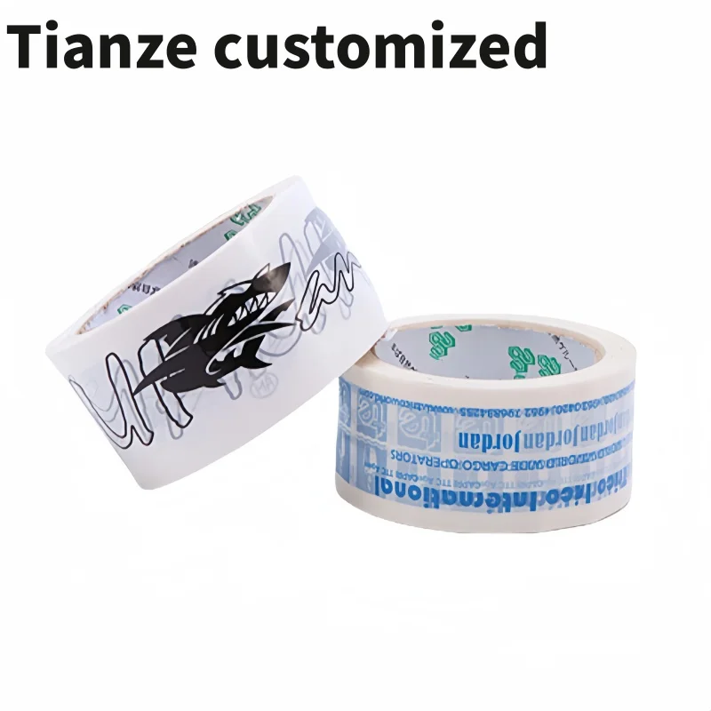 

10 pieces(custom)Custom Logo Personalized Printed Color Plastic BOPP Packing Adhesive Tape Packaging