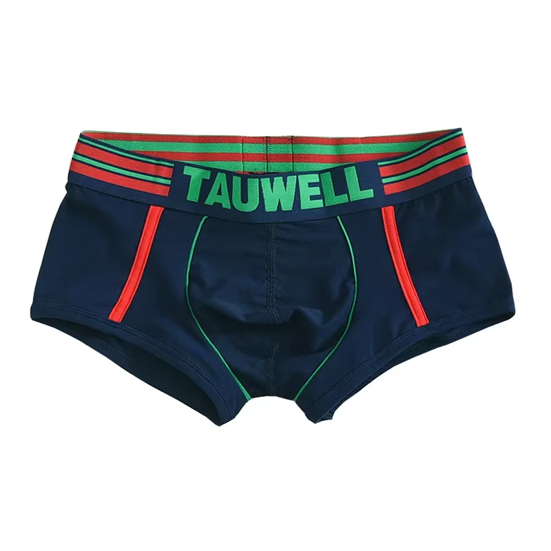 Caleçon Boxer Confortable en Coton pour Homme, Respirant, Sportif, Taille Basse, avec Poche Convexe en U, Absorbant la Transpiration