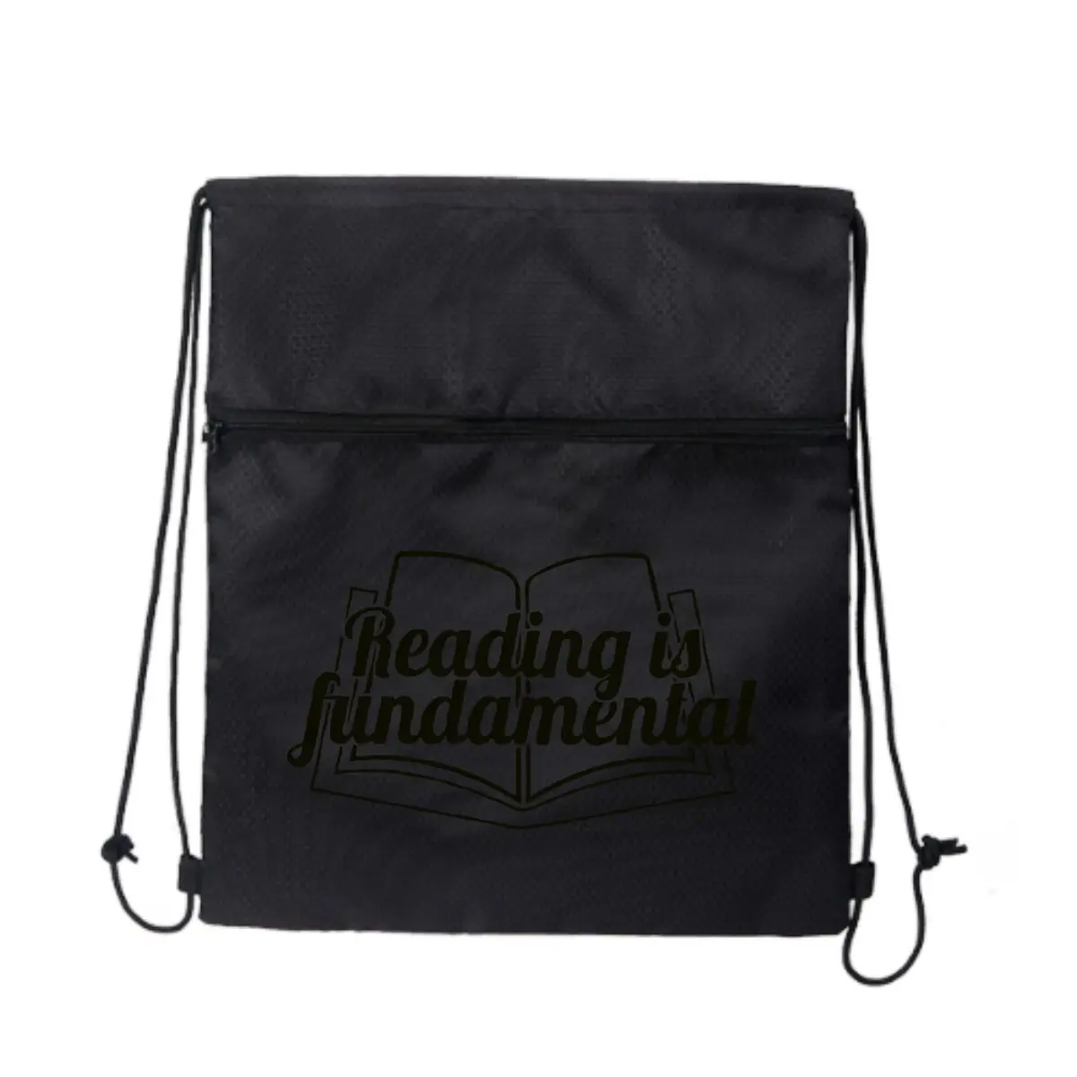 

Reading is Fundamental Book — простой рюкзак с карманом на шнурке для занятий спортом на открытом воздухе